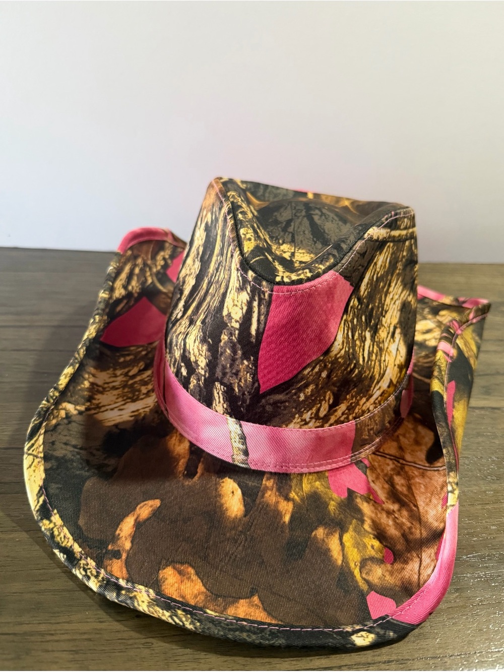 Peter Grimm Mossy Oak Pink Camo Cowgirl Hat NWT